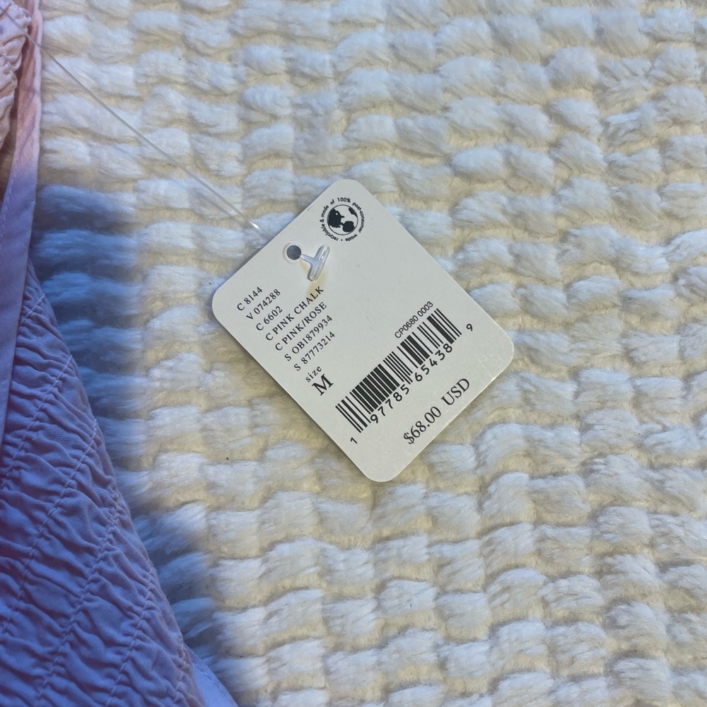 Free People | Lyla Smocked Open Back Strappy Mini Dress in Pink Chalk | NWT - Picture 13 of 16